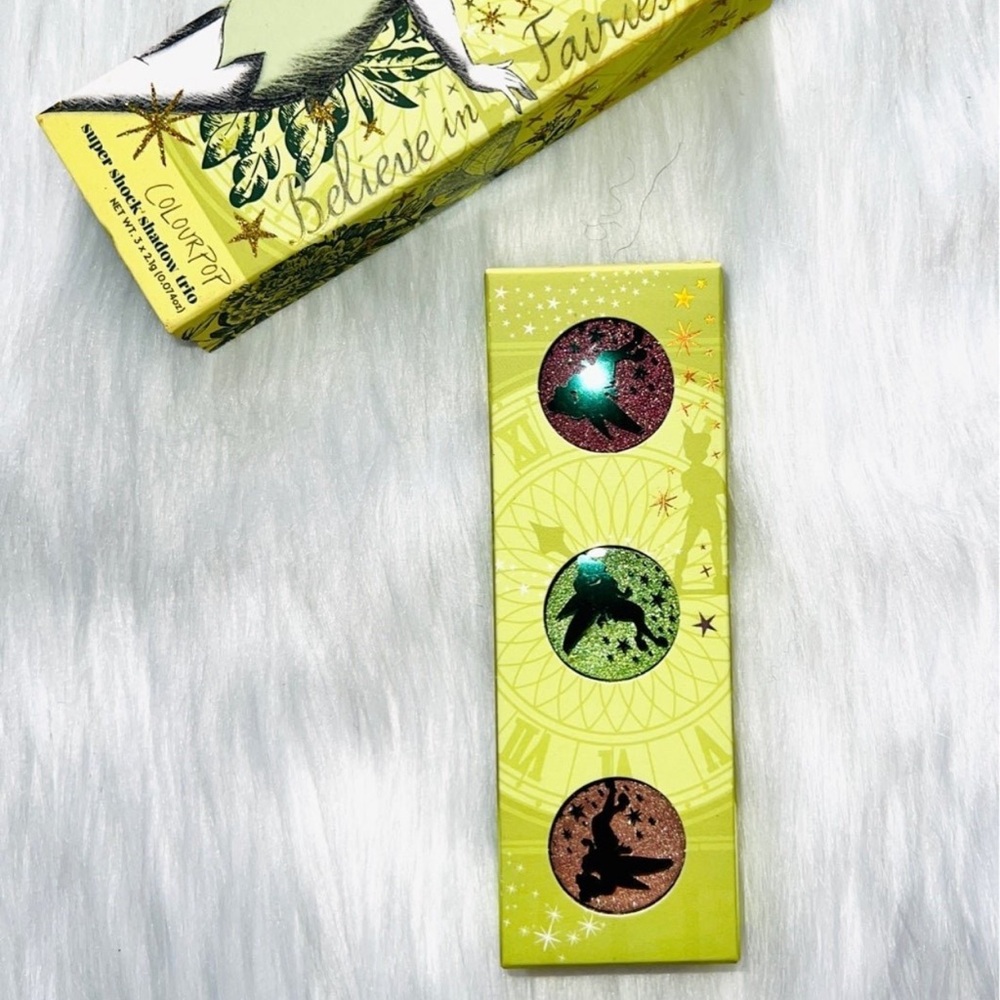 Colourpop x Tinkerbell Eyeshadow Trio